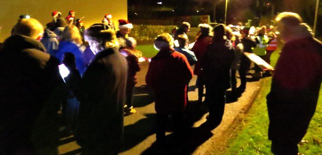 Carol Singing in Parc Seymour