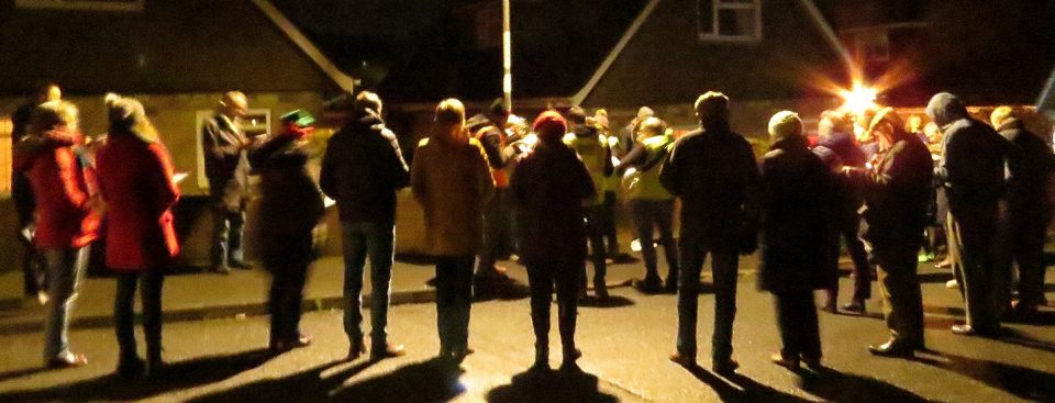 Carol Singing in Parc Seymour